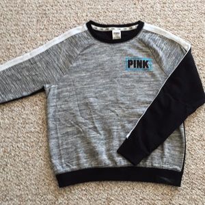 PINK sweatshirt gray/black/white Medium